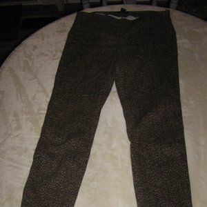 H & M Ladies Brown Patterned Pants, Size 10 $5.00 AS AN ADD ON